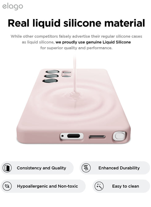 elago Samsung Galaxy S25 ULTRA Case Liquid Silicone